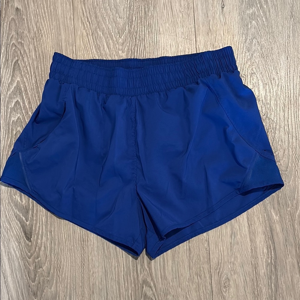 Women's Blue Athletic Shorts